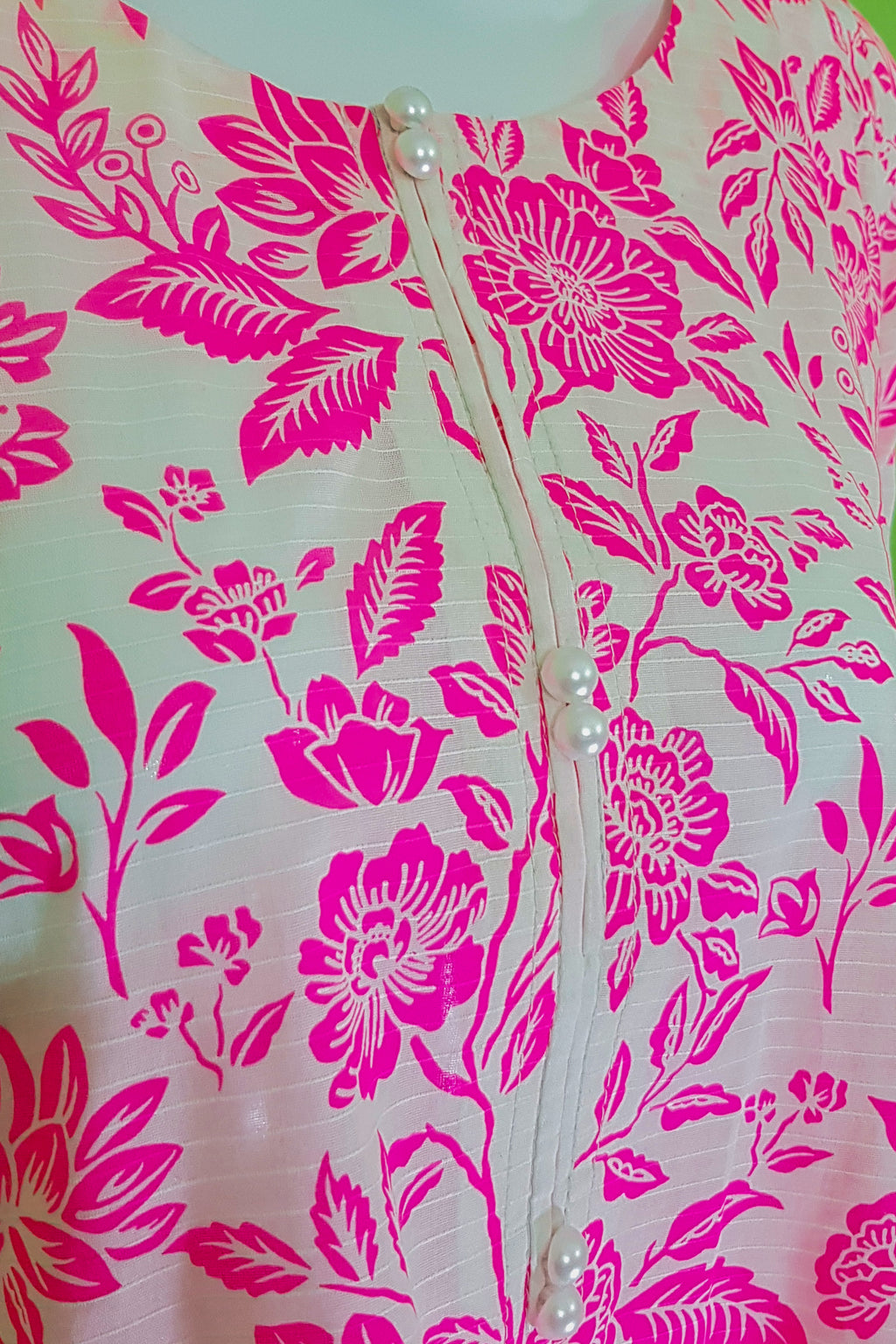 Bright pink Lawn suit