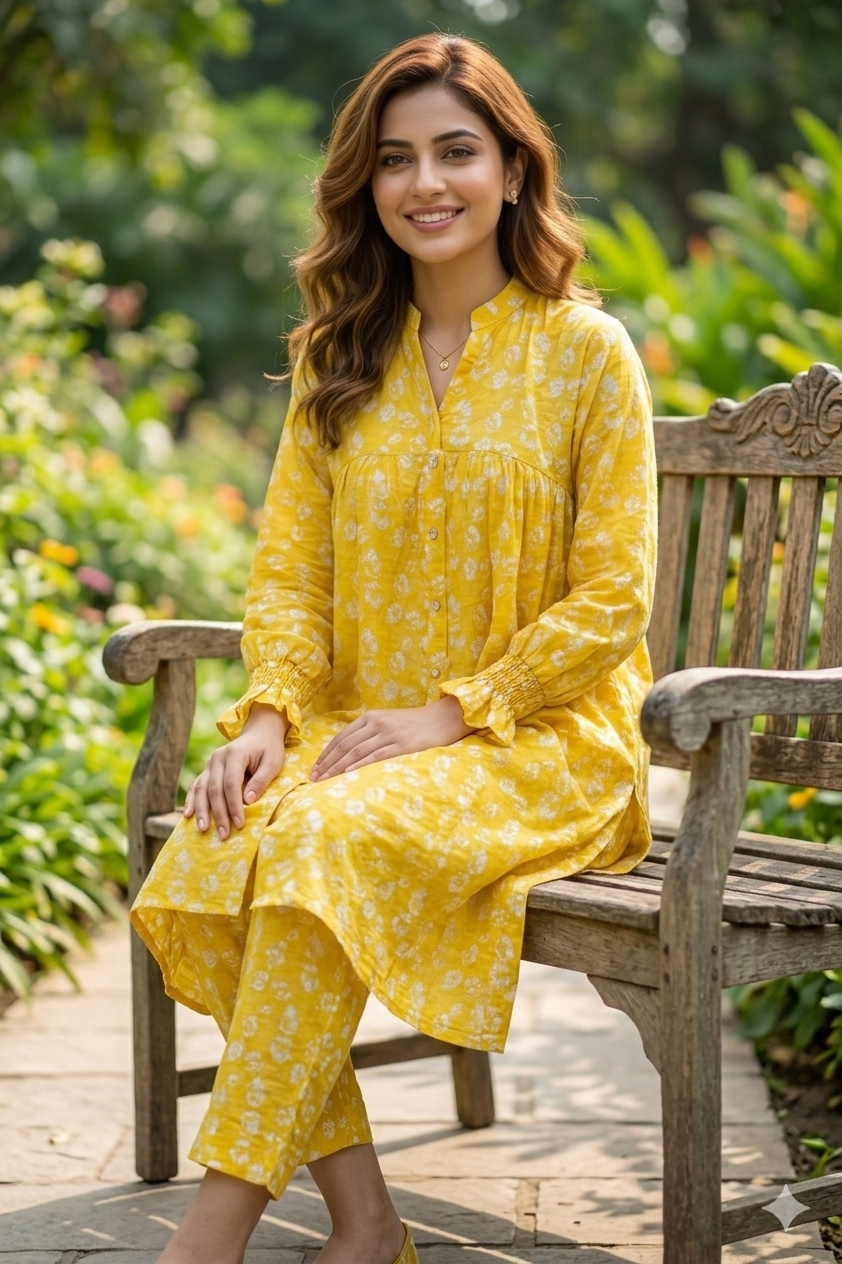 Lawn short shirt