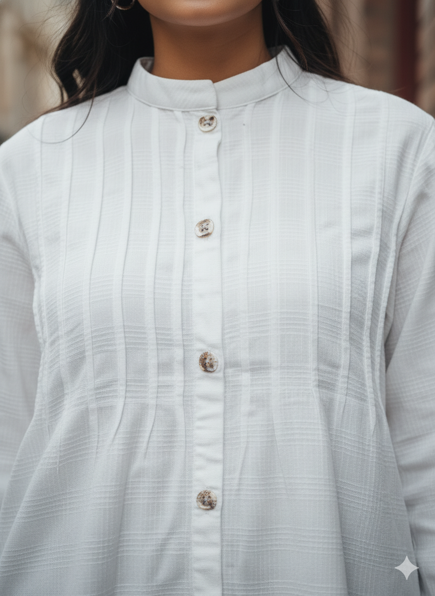 Stylish white top for women
