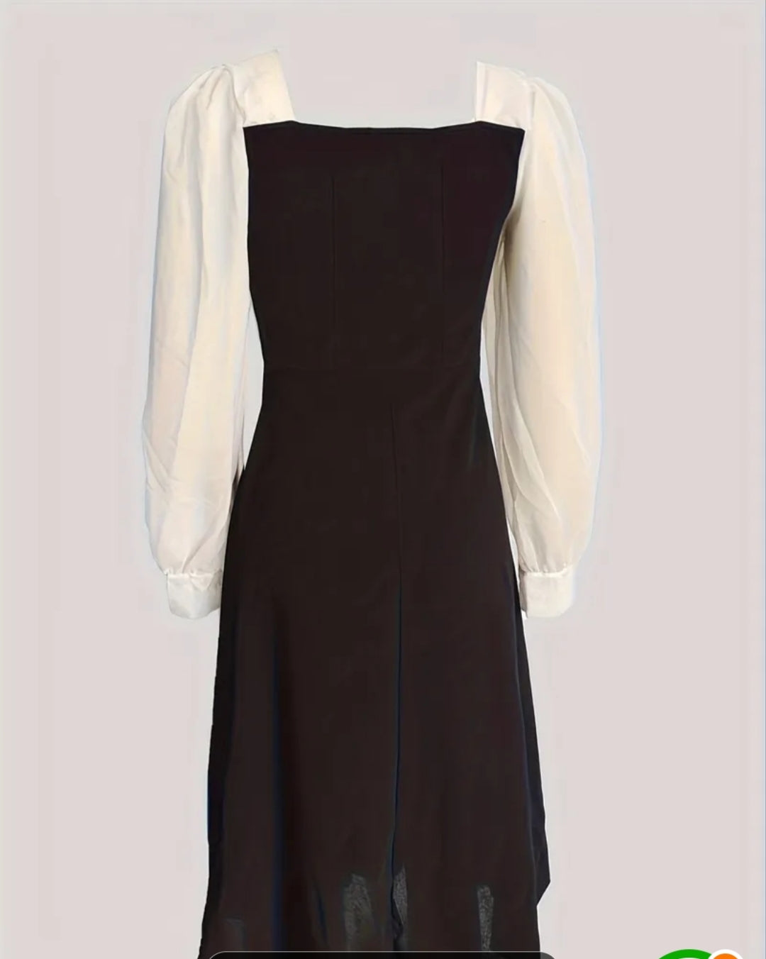 New arrival women's long sleeves, square neck, french style mesh skirt