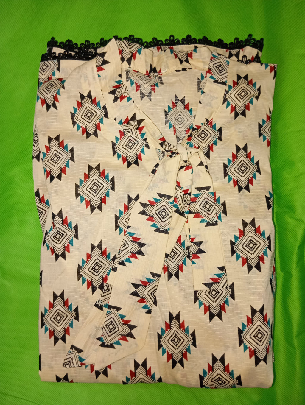 2 piece printed lawn suit