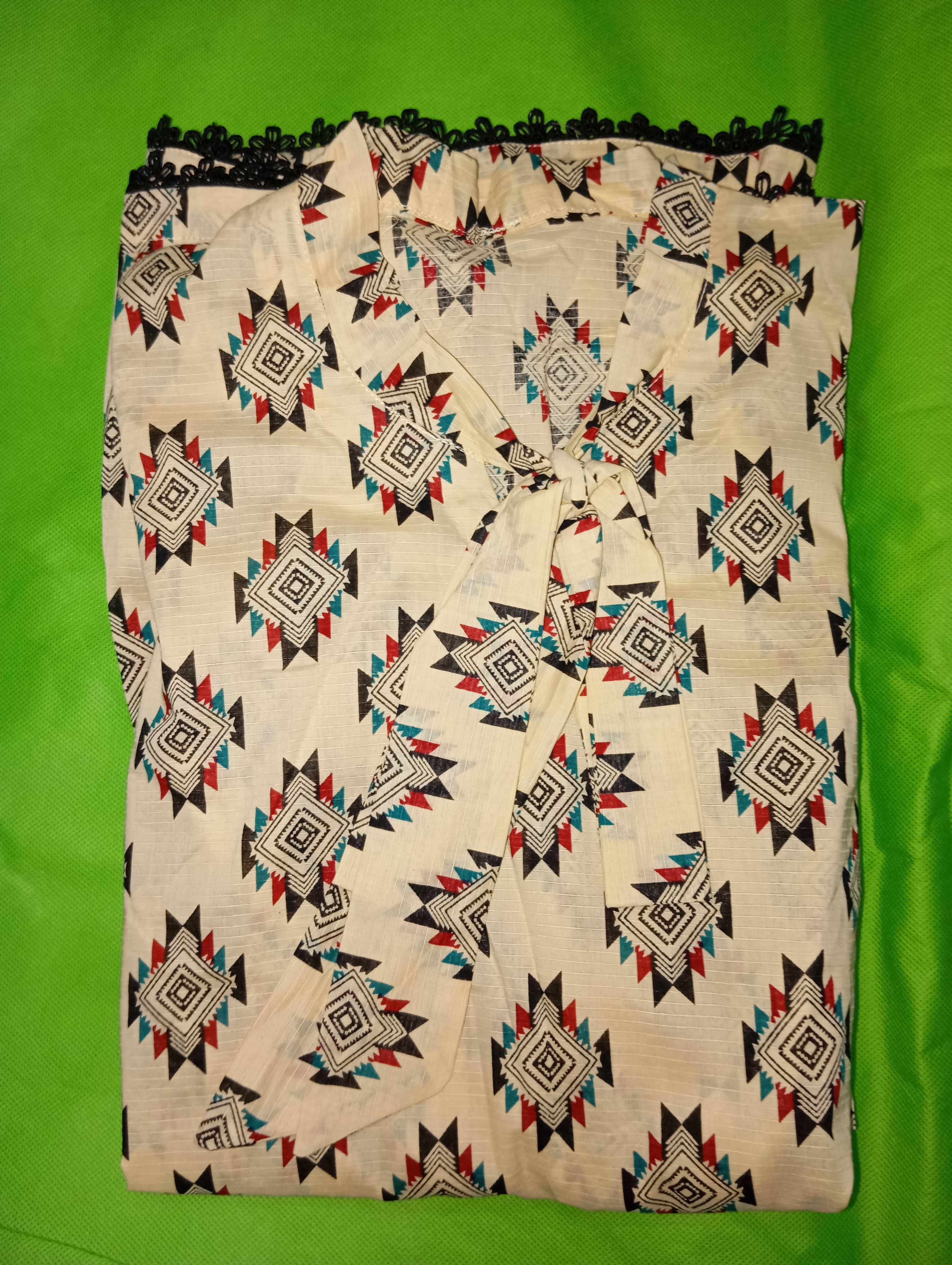 2 piece printed lawn suit