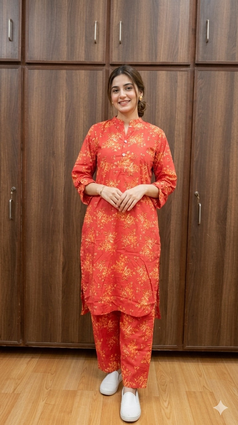 2 Piece Printed Lawn Suit
