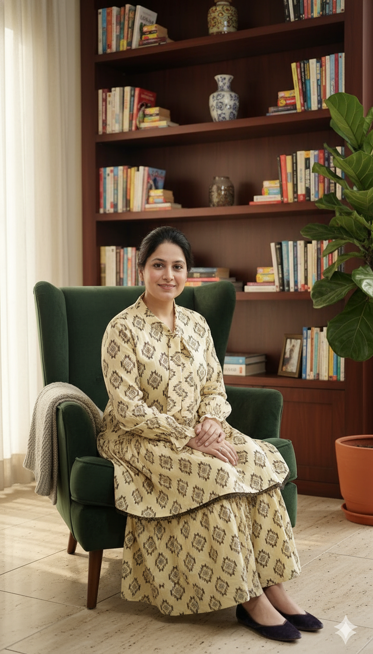2 piece printed lawn suit